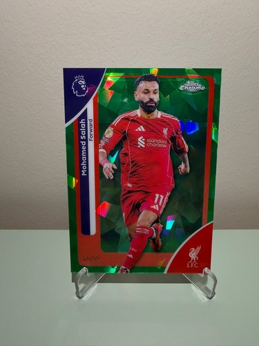 Mohamed Salah 2026 Topps Sapphire Chrome Green /99