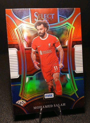 Mohamed Salah 2023 Panini Select FIFA Red Prizm