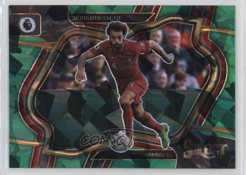 Mohamed Salah 2022 Panini Select Green Ice Prizm