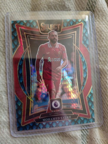 Mohamed Salah 2024 Panini Select Jade Dragon Scale Prizm /48