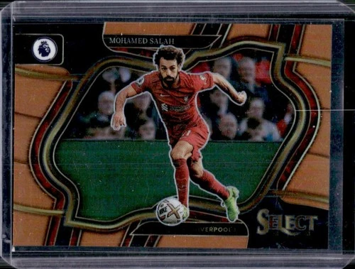 Mohamed Salah 2022 Panini Select Orange Field Level /75