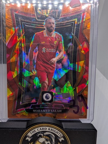 Mohamed Salah 2024 Panini Select Orange Ice Prizm /155