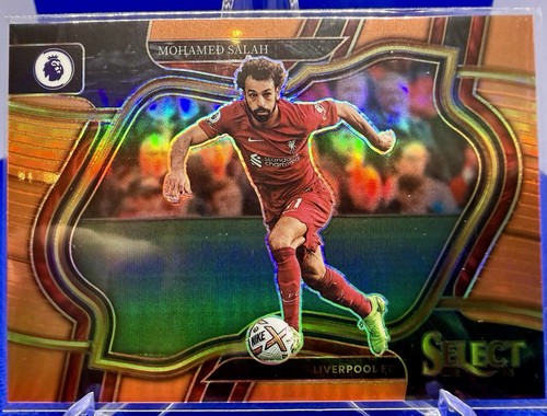 Mohamed Salah 2023 Panini Select Orange Prizm /75