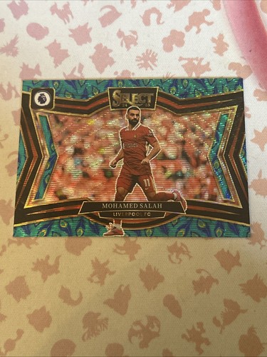 Mohamed Salah 2024 Panini Select Premier League Peacock Prizm