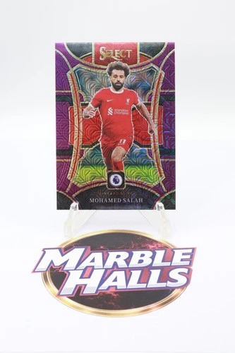 Mohamed Salah 2023 Panini Select Purple Mojo
