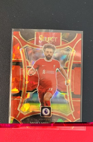 Mohamed Salah 2023 Panini Select Red Ice Prizm