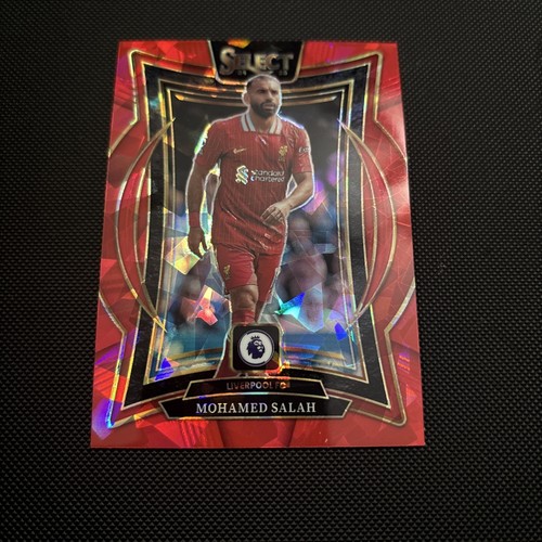 Mohamed Salah 2024 Panini Select Red Ice Prizm