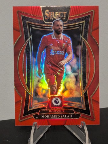 Mohamed Salah 2024 Panini Select Red Prizm