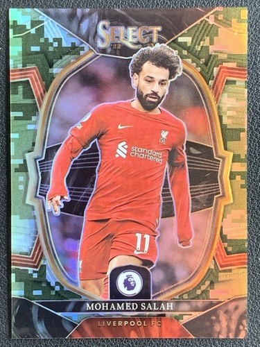 Mohamed Salah 2022 Panini Select Terrace Camo Prizm /225