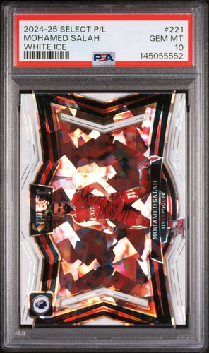 Mohamed Salah 2024 Panini Select White Ice