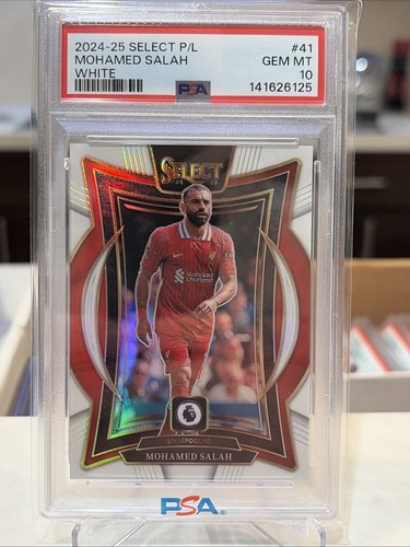 Mohamed Salah 2024 Panini Select White Prizm /20