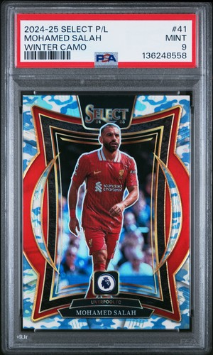 Mohamed Salah 2024 Panini Select Winter Camo /49