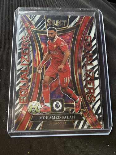 Mohamed Salah 2024 Panini Select Zebra Prizm