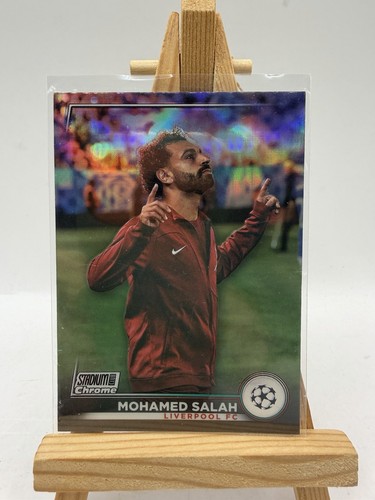 Mohamed Salah 2022 Topps Stadium Club Chrome Refractor
