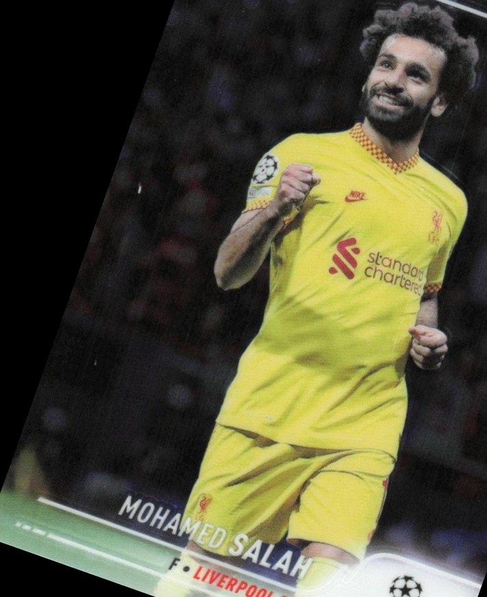Mohamed Salah 2021 Topps Stadium Club Chrome UEFA 11