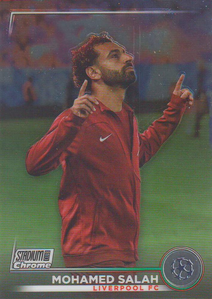 Mohamed Salah 2022 Topps Stadium Club Chrome UEFA 11