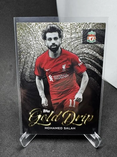 Mohamed Salah 2022 Topps Teamset FC Liverpool Gold