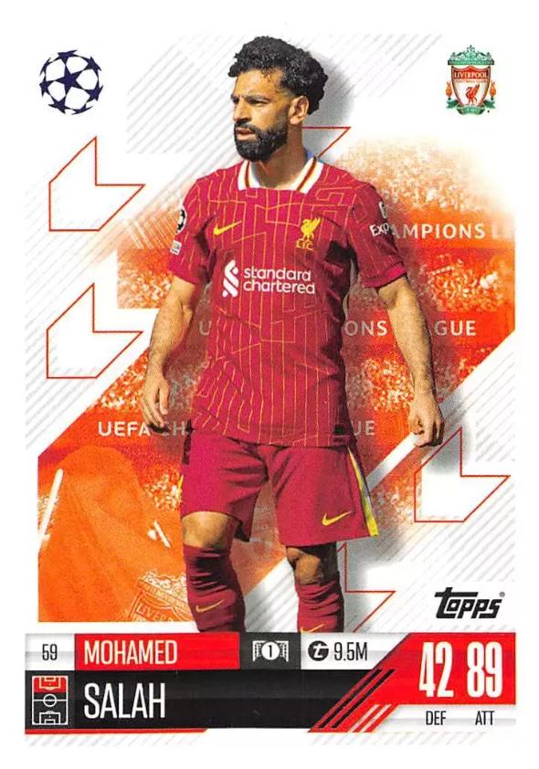 Mohamed Salah 2024 Topps Match Attax UEFA Club Competitions