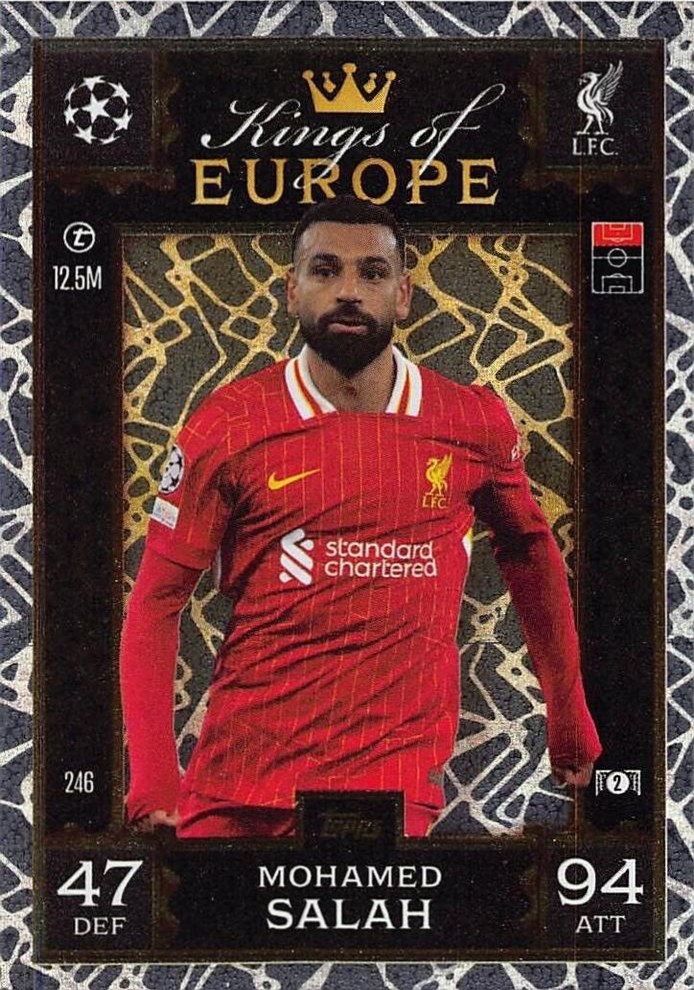Mohamed Salah 2024 Topps Match Attax UEFA Club Competitions Extra