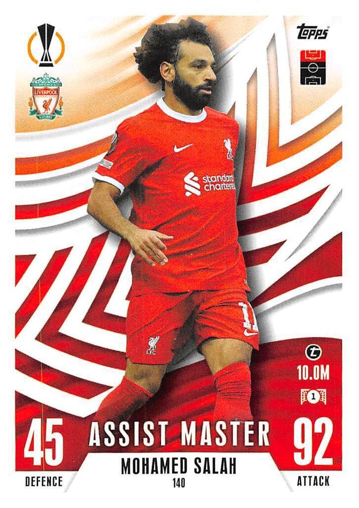 Mohamed Salah 2023 Topps Match Attax UEFA Club Competitions Extra