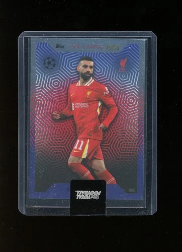 Mohamed Salah 2024 Topps Total Football Blue /50