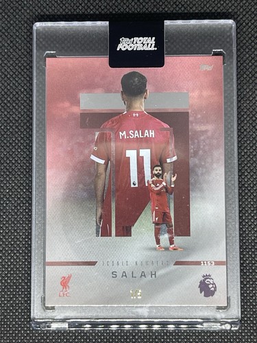 Mohamed Salah 2025 Topps Total Fútbol UEFA Rojo /5