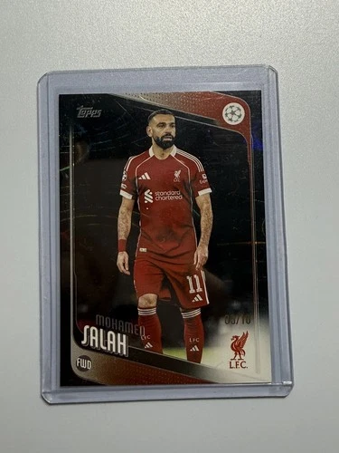 Mohamed Salah 2025 Topps UCC Flagship Black /10