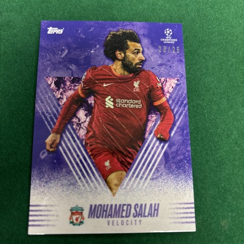 Mohamed Salah 2020 Topps UEFA Champions League Purple /25