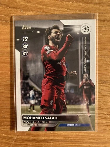 Mohamed Salah 2023 Topps UEFA Club Competitions Flagship
