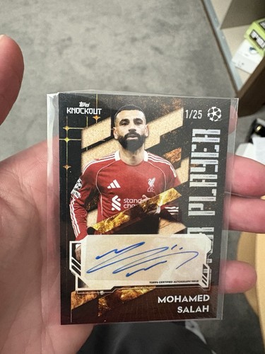 Mohamed Salah 2025 Topps UEFA Knockout /25