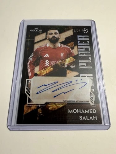 Mohamed Salah 2025 Topps UEFA Knockouts /25