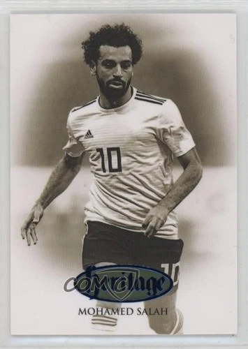Mohamed Salah 2021 Futera Unique World Football Heritage Sapphire /35