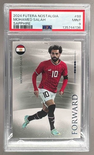 Mohamed Salah 2023 Futera Unique World Football Sapphire 088/15