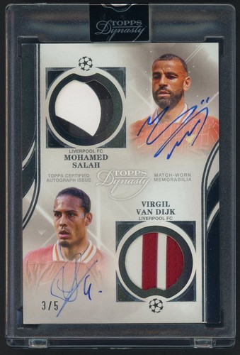 Mohamed Salah / Virgil Van Dijk 2024 Topps Dynasty /5