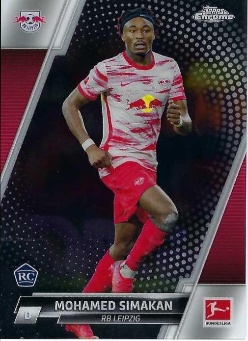 Mohamed Simakan 2021 Topps Chrome Bundesliga 65
