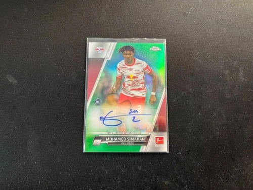 Mohamed Simakan 2021 Topps Chrome Green