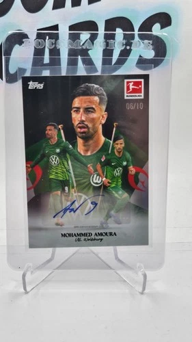 Mohammed Amoura 2025 Topps International Stars Bundesliga Black /10