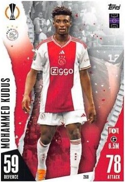 Mohammed Kudus 2023 Topps Match Attax UEFA Club Competitions