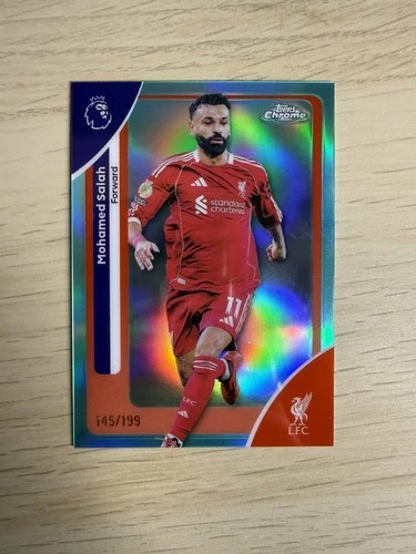 Mohammed Salah 2026 Topps Chrome 145/199