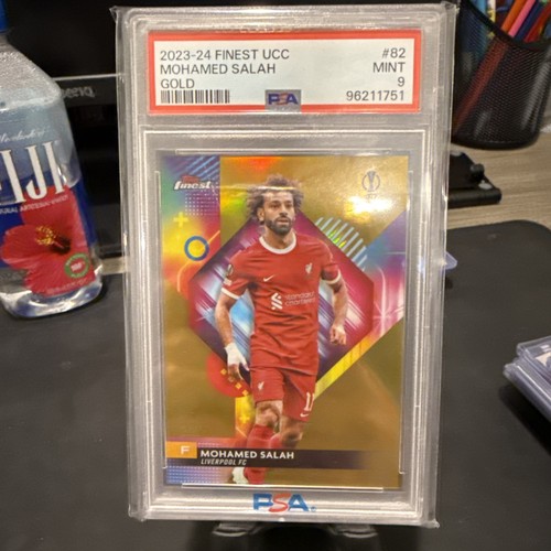 Mohammed Salah 2023 Topps Finest Gold /50