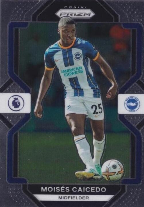 Moises Caicedo 2022 Panini Prizm Premier League 9