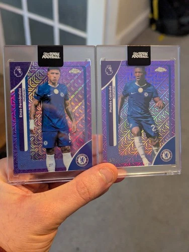 Moisés Caicedo / Enzo Fernandez 2025 Topps Chrome Premier League /7