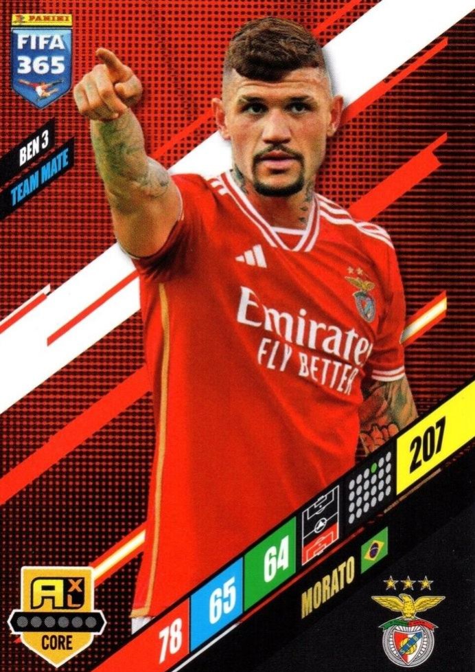 Morato 2024 Panini Adrenalyn XL FIFA 365