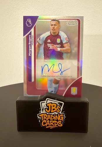 Morgan Rogers 2026 Topps Chrome Premier League