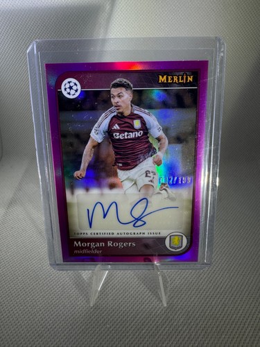 Morgan Rogers 2024 Topps Merlin Chrome Pink /199