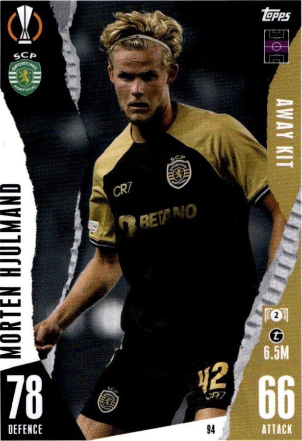 Morten Hjulmand 2023 Topps Match Attax UEFA Club Competitions Extra