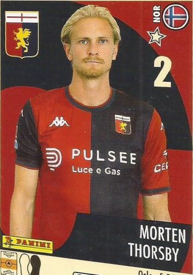 Morten Thorsby 2024 Panini Calciatori Stickers
