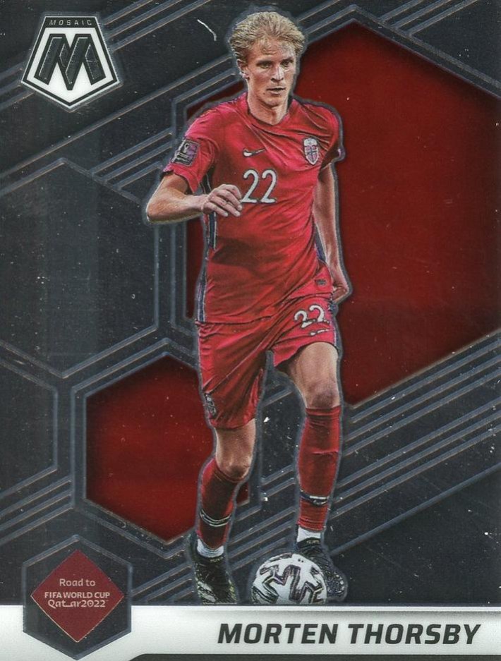 Morten Thorsby 2021 Panini Mosaic Road to FIFA World Cup
