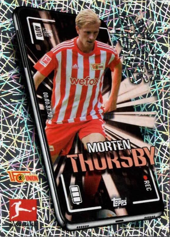 Morten Thorsby 2022 Topps Bundesliga Stickers