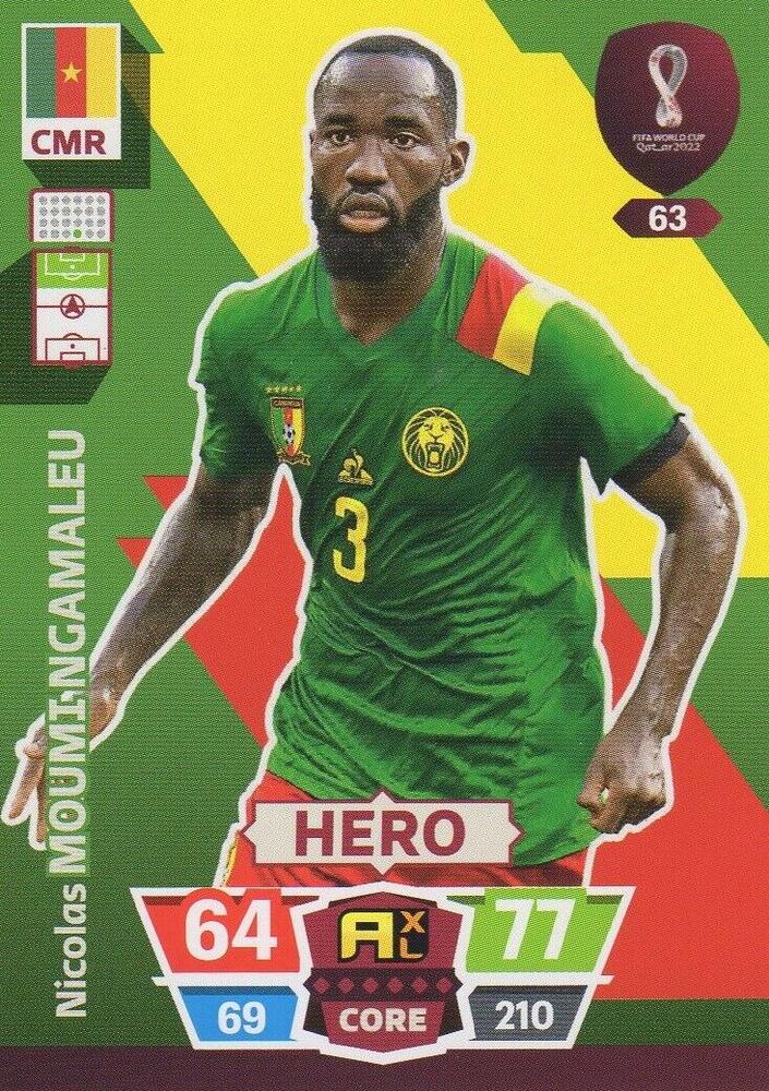 Moumi Ngamaleu 2022 Panini Adrenalyn XL FIFA World Cup